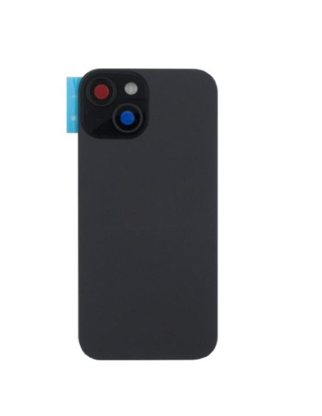 Chasis con tapa trasera para  iPhone 15 Plus Con Lente de Camara Negro+Magsafe