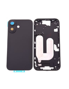 Tapa trasera Con Chasis intermedio Para lphone 16   Titanio Negro