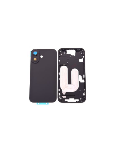 Tapa trasera Con Chasis intermedio Para lphone 16   Titanio Negro