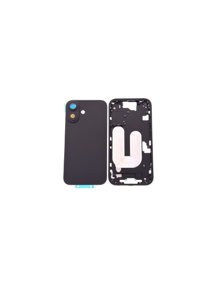 Tapa trasera Con Chasis intermedio Para lphone 16   Titanio Negro