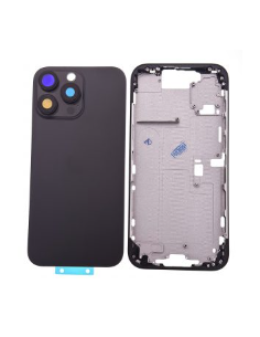 Tapa trasera Con Chasis intermedio Para lphone 16 Pro Max Titanio Negro