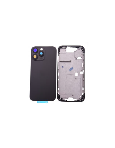 Tapa trasera Con Chasis intermedio Para lphone 16 Pro Max Titanio Negro