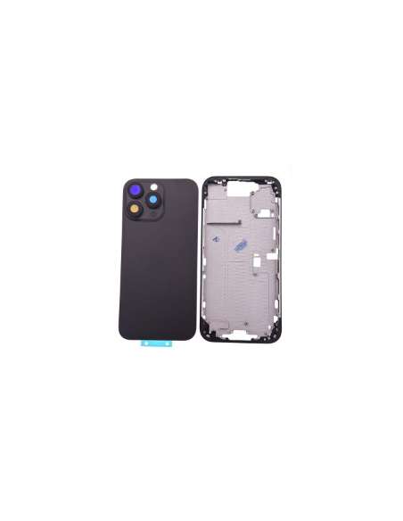 Tapa trasera Con Chasis intermedio Para lphone 16 Pro Max Titanio Negro