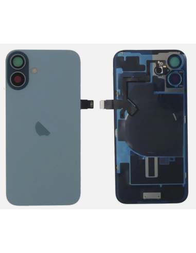 Tapa trasera para  iPhone 16 Con Lente de Camara Verde+Magsafe