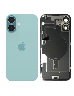 Tapa trasera para  iPhone 16 Plus Con Lente de Camara Verde+Magsafe