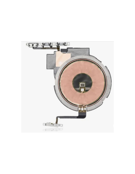Antena NFC y carga inalambrica con flex de volumen para iPhone 13