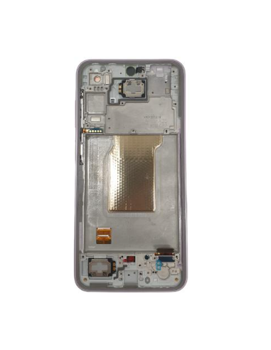 Pantalla para Samsung A35(A356) 5G Con Marco Morado (Original Service Pack)