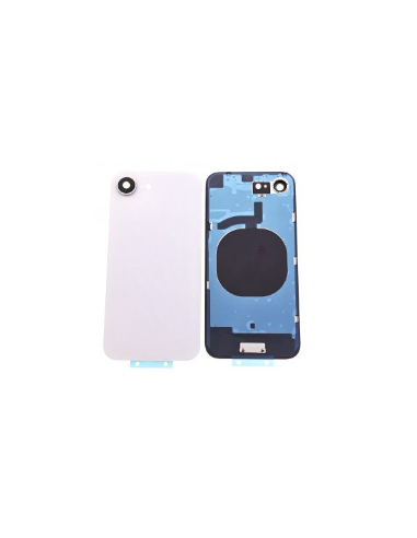Tapa Trasera Con Soporte Metal Y Lente para iPhone 16e – Blanco