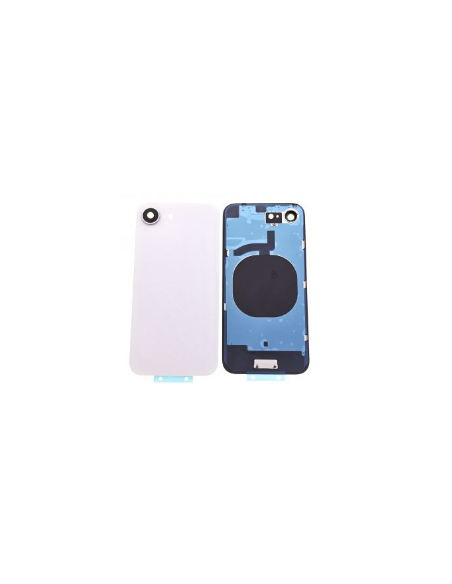 Tapa Trasera Con Soporte Metal Y Lente para iPhone 16e – Blanco