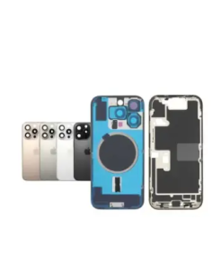 Chasis con tapa trasera para  iPhone 16 Pro Con Lente de Camara Negro+Magsafe