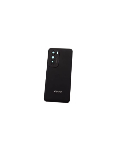 Tapa Trasera Con Lente De Cámara para Oppo Reno12 5G – Negro