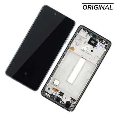 Pantalla para Samsung A53 /A536 con Marco Negro (Original Service Pack)