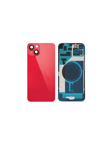 Tapa trasera con lente+ Magsafe para   IPhone  14  Plus Rojo