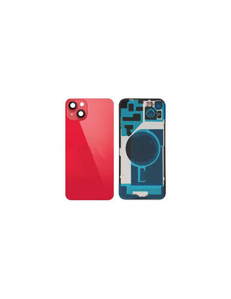 Tapa trasera con lente+ Magsafe para   IPhone  14  Plus Rojo