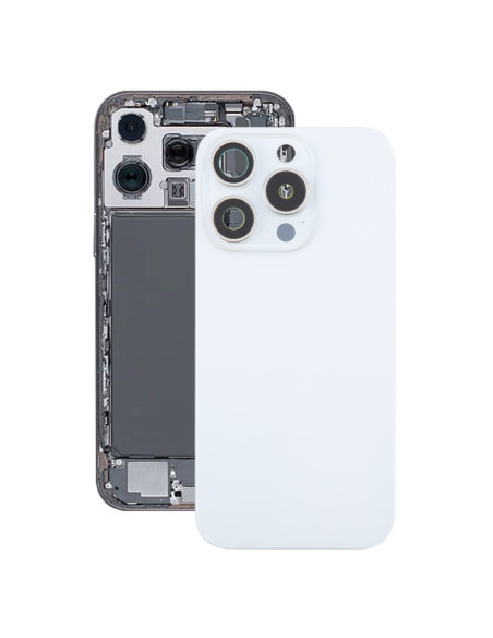 Tapa trasera con lente+ Magsafe para  iPhone 16 Pro Max  Blanco