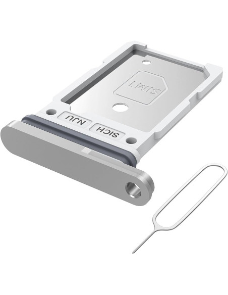 Bandeja SIM para Samsung Galaxy S25 ULTRA Plata