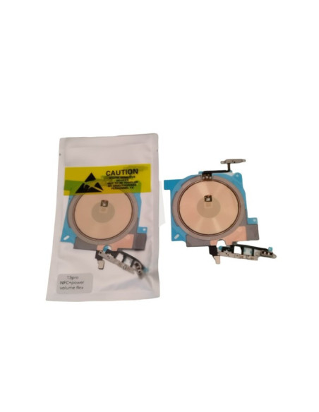 Antena NFC y carga inalambrica con flex de volumen para iPhone 13 Pro