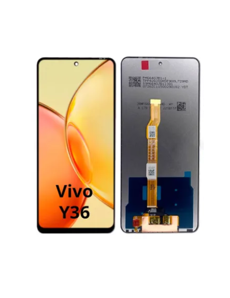 Eu_Pantalla para Vivo Y36 4G (V2247) 5G (V2248) Sin Marco (Original Service Pack) Fabricado en Europa