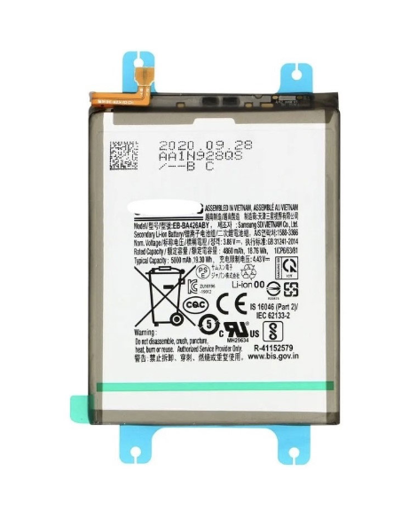 Batería EB-BA426ABY para Samsung Galaxy A42 5G (2020) A426B / A32 5G (2021) A326B / A72 5G A726B De 5000mAh -Service Pack