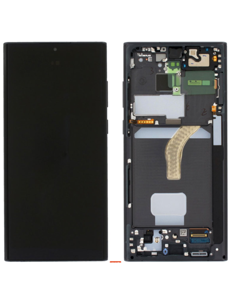 Pantalla Completa LCD Y Táctil Con Marco para Samsung Galaxy S22 Ultra 5G S908B (Oled)  (Reserva antes de las 19h)