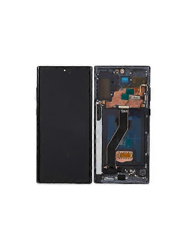 Pantalla para Samsung Note 10 Plus Con Marco Negro (OLED)