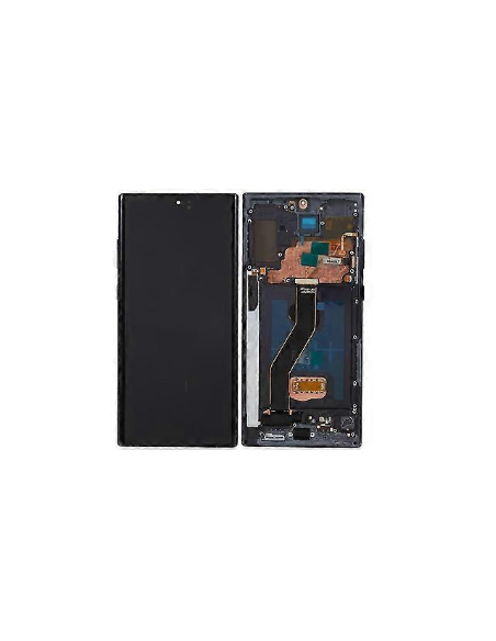 Pantalla para Samsung Note 10 Plus Con Marco Negro (OLED)