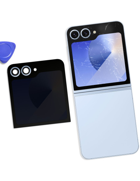 Pantalla para Samsung Z Flip 6 5G (F741) Outer Azul (Original Service Pack)