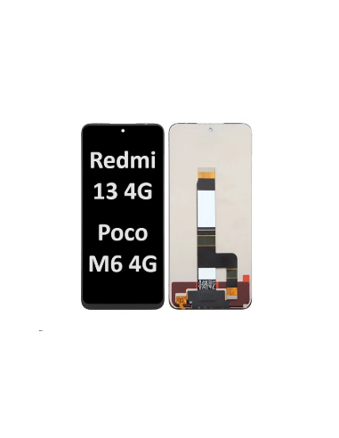 Pantalla para Redmi 13 4G/5G/ Poco M6 4G 2024 Sin Marco (Original ServicePack)