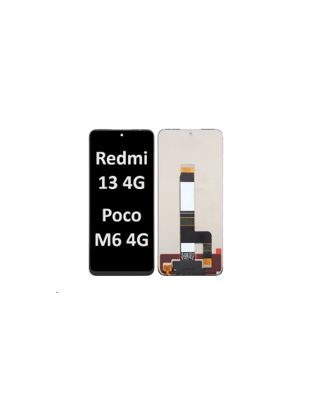 Pantalla para Redmi 13 4G/5G/ Poco M6 4G 2024 Sin Marco (Original ServicePack)