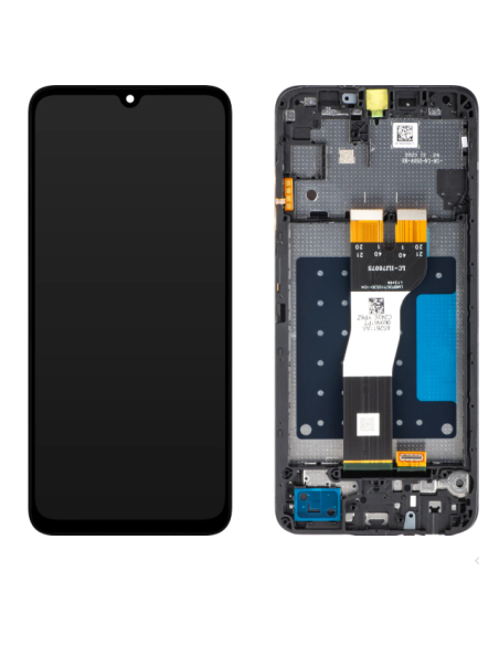 Pantalla para Samsung A05s 2023 (A057) Con Marco Negro (Original ServicePack)