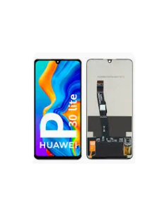 Eu_Pantalla para Huawei P30 Lite 2019/P30 Lite New Edition 2020/Nova 4E 2019 Sin Marco (Original Service Pack) Fabricado Europa