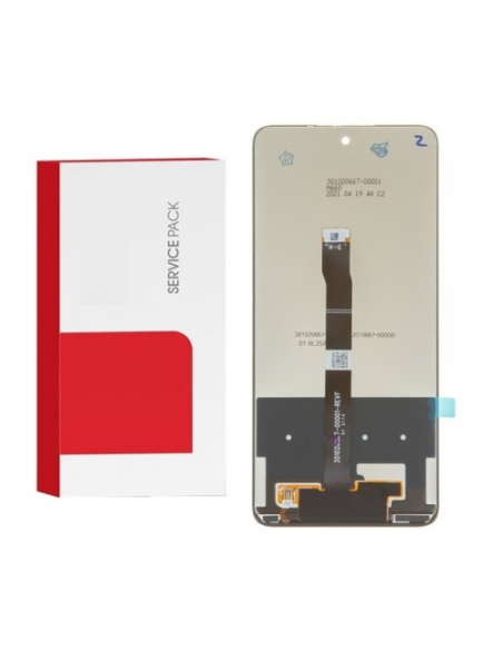 Eu_Pantalla para Huawei P Smart 2021/Y7a/Honor 10X Lite 2020 Sin Marco (Original Service Pack) Fabricado Europa