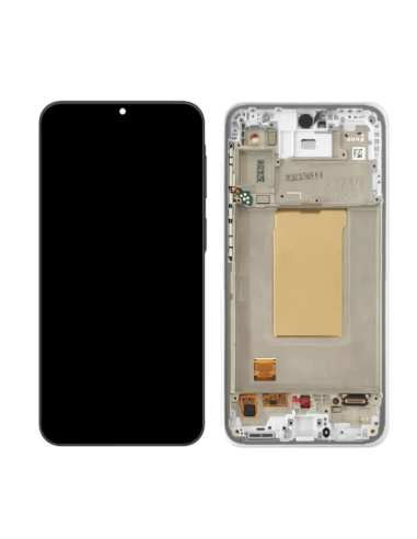 Pantalla para Samsung A37 5G 2026 (A376) Con Marco Blanco (Original ServicePack)