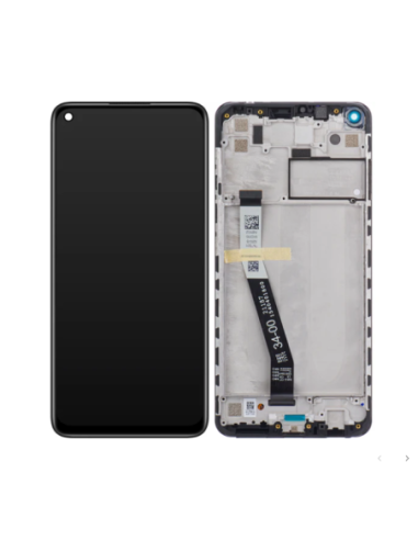 Pantalla para Xiaomi Redmi Note 9 4G / Redmi 10X 4G (2020) Con Marco Gris (Original ServicePack)