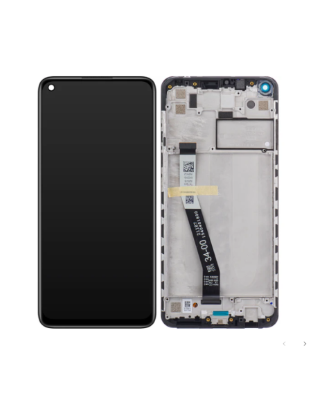 Pantalla para Xiaomi Redmi Note 9 4G / Redmi 10X 4G (2020) Con Marco Gris (Original ServicePack)