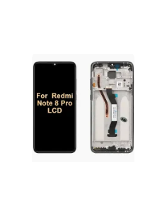 Pantalla para Xiaomi Redmi Note 8 Pro (2019) Con Marco Negro (Original ServicePack)
