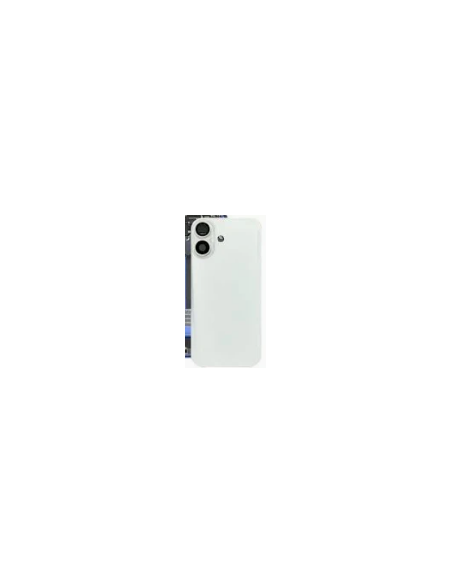 Tapa trasera para iPhone 17 con Lente de Camara+Magsafe Blanca