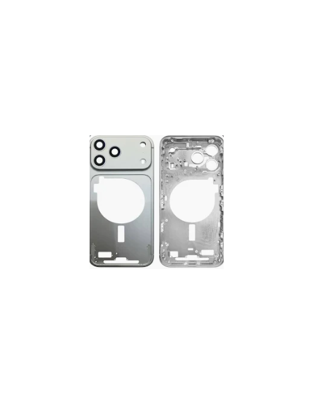 Chasis con lente para  iPhone 17 Pro Plata