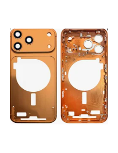 Chasis con lente para  iPhone 17 Pro Max Naranja