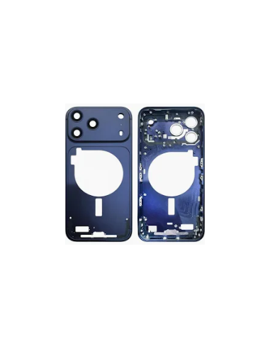 Chasis con lente para  iPhone 17 Pro Max Azul Oscuro