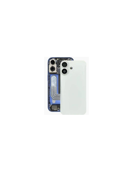 Chasis con Tapa trasera para iPhone 17 con Lente de Camara+Magsafe Blanca