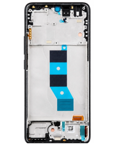 Pantalla Completa para Redmi Note 14 5G Con Marco Negro (Original Servicepack)