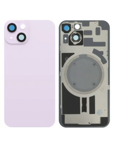 Tapa trasera para iPhone 14 con Lente y Magsafe Purpura