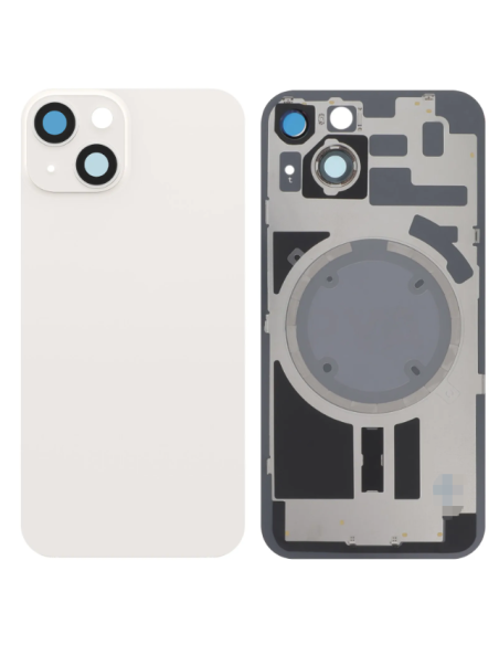 Tapa Trasera para IPhone 14 Plus con Lente + MagSafe Blanca