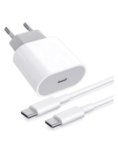 Accesorio PREMIUM / Apple Cargador Completo 35W Enchufe con Cable Tipo-C a Tipo-C