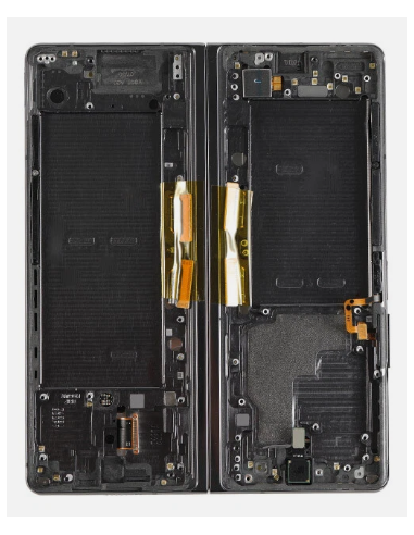 Pantalla para Samsung Z Fold 2 5G (F916) Interior Con Marco Negro (Original Servicepack)