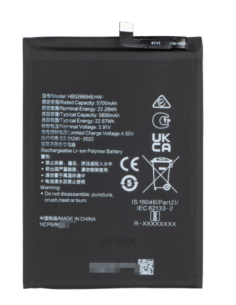 Batería para Honor Magic 6 Lite, X9B, X50 de 5800 mAh -HB526694EHW