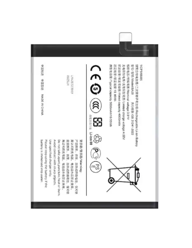 Batería para Vivo V40 Lite, Y100 de 5000 mAh (BA27)