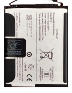 Batería para Vivo V40 V2348 de 5500 mAh (BA49)