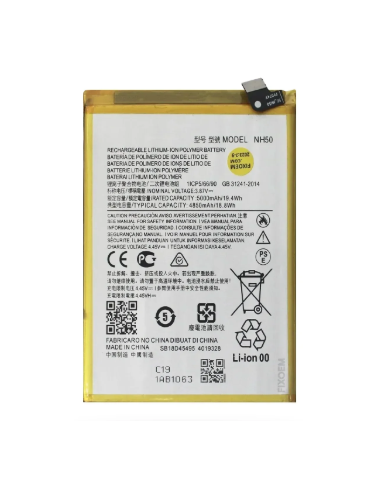 Batería para Motorola G22, E32, E32s de 5000 mAh (NH50)
